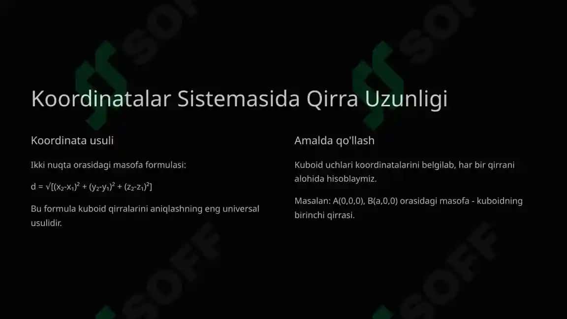 Kuboid qirralarini topish 5