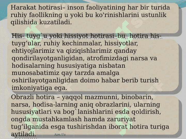 Xotira haqida tushuncha 4