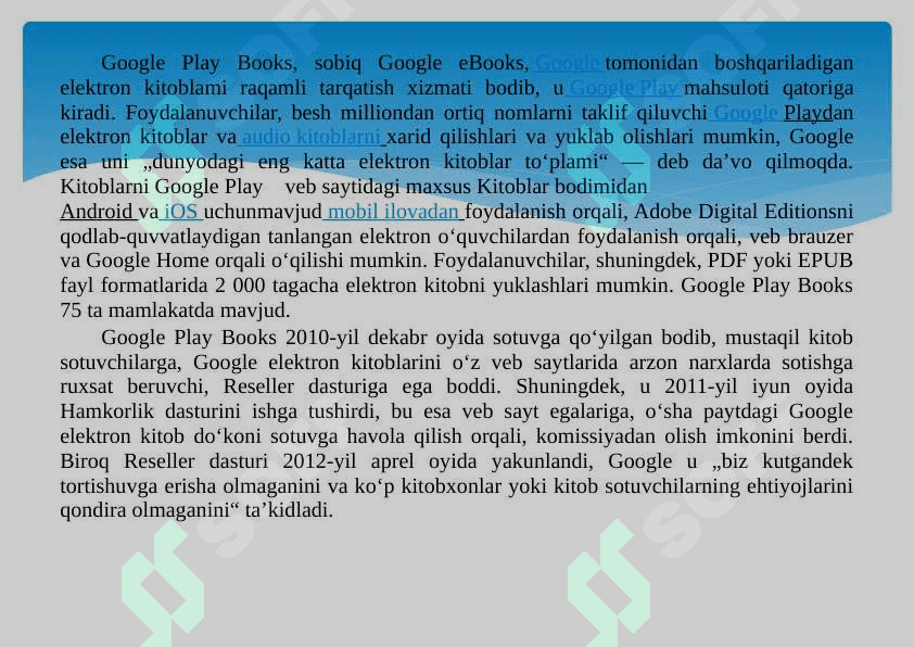 Google Store va uning imkoniyatlari 3