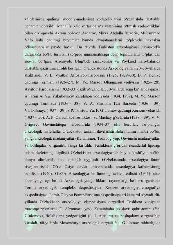 Arxeologik Manbalar 3
