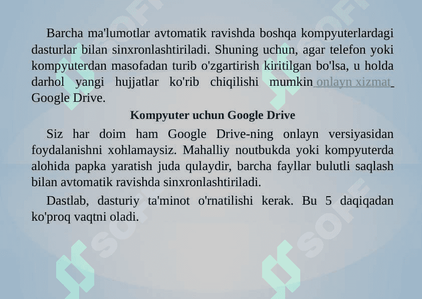 Google Cloud xizmatlari 7