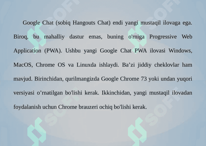 Google Chat va uning imkoniyatlari 3