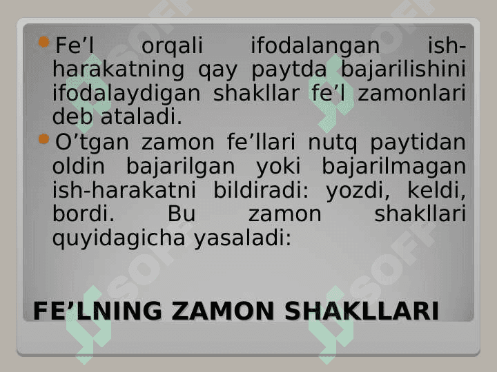 FE’L SO’Z TURKUMI 4