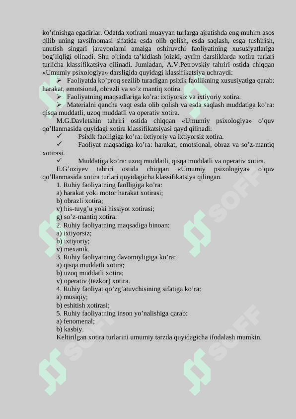 Xotira 5