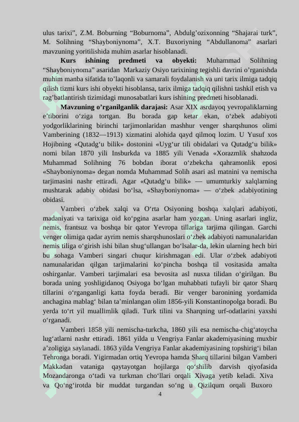 Binoyining "Shayboninoma" asari sifatida 4