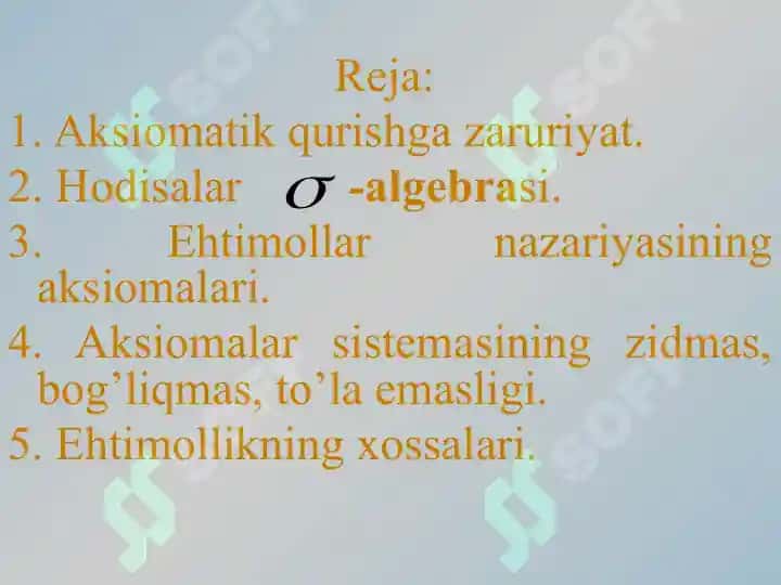Ehtimollar nazariyasi tarixi 3