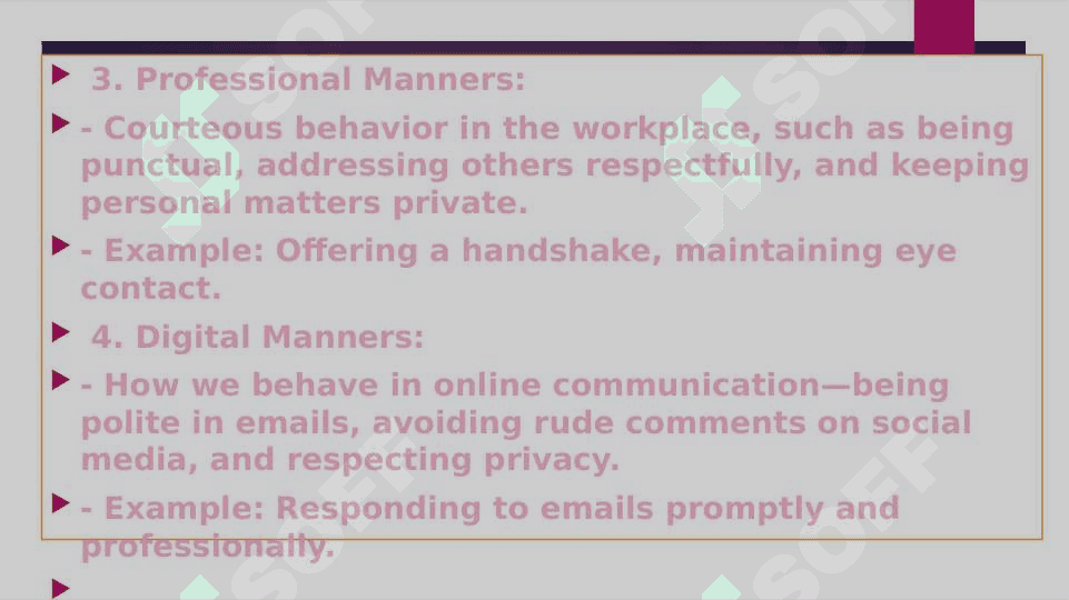 Manners 4