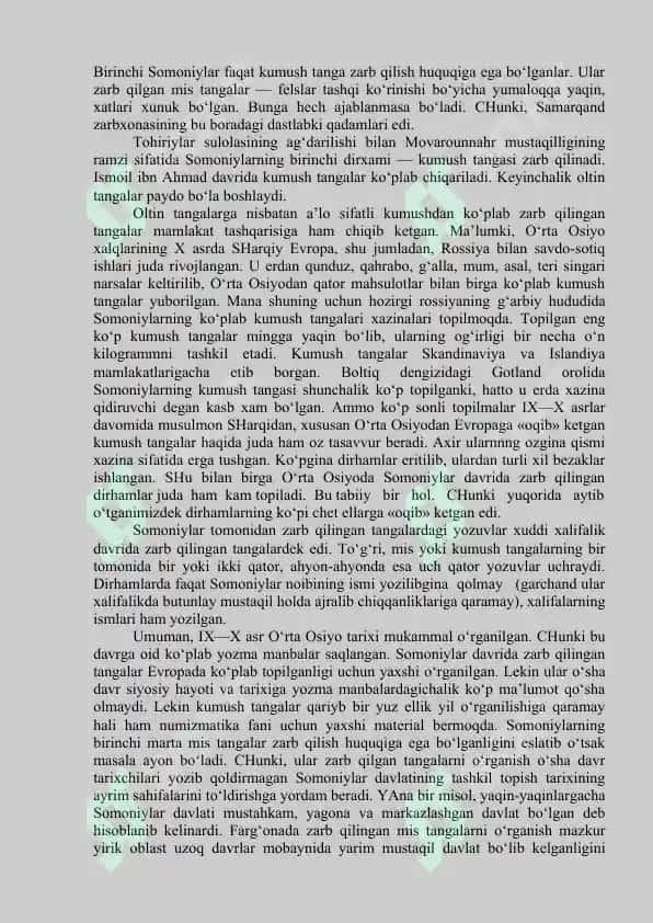 Tangalar tarixi va ularning siyosiy ahamiyati 4