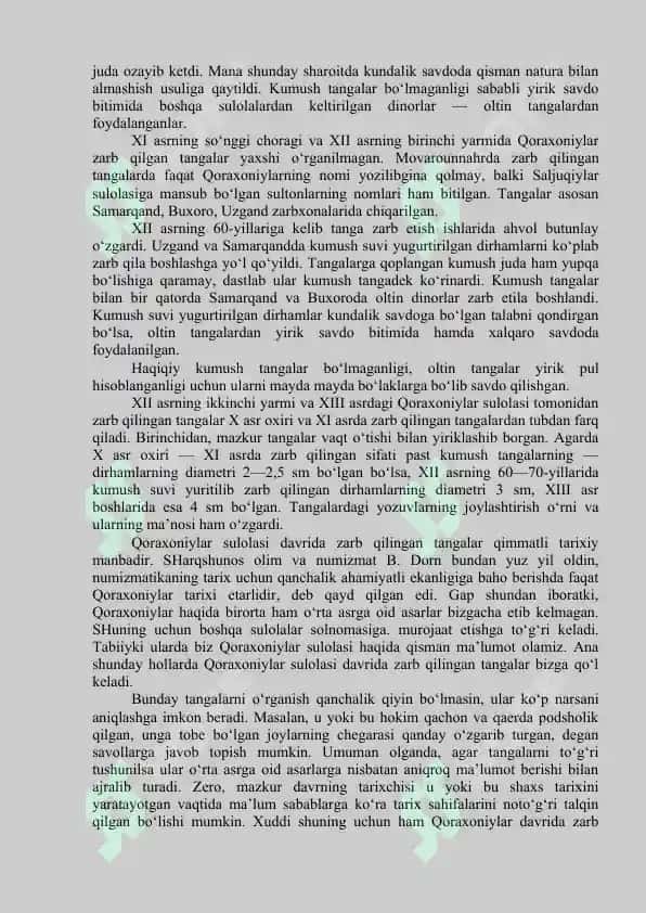 Tangalar tarixi va ularning siyosiy ahamiyati 7