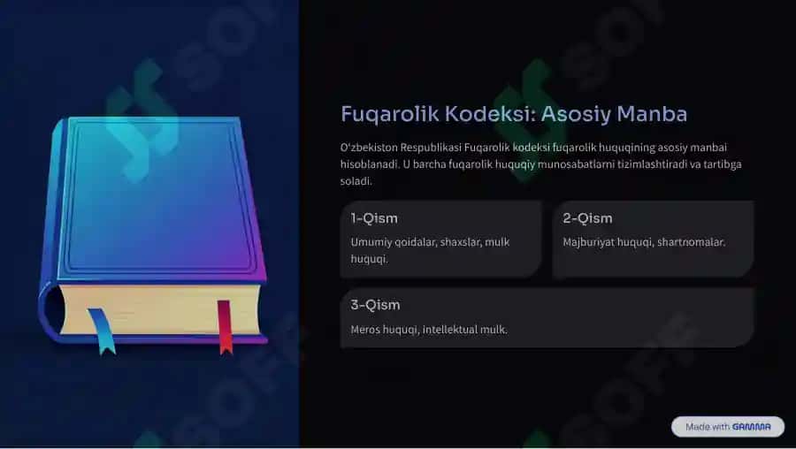 Fuqarolik Huquqi Tushunchasi 4