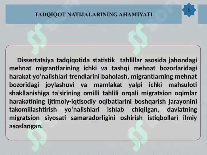Ishchi Kuchi Migratsiyasining Iqtisodiyotga Ta'siri 5