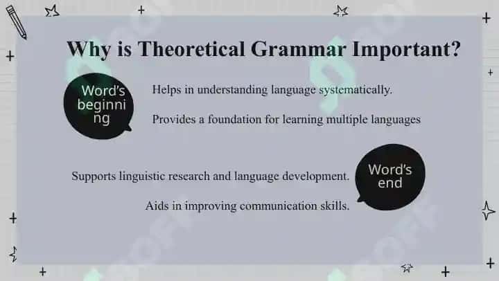 Introduction to theoretical grammar the grammatical structure of language 3