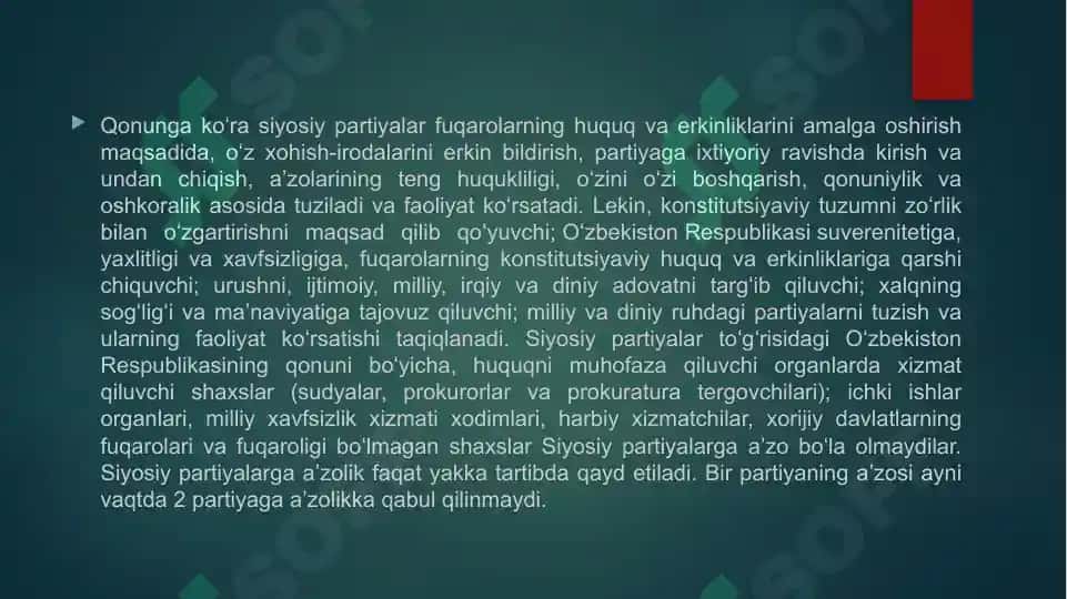 Siyosiy partiyalar: tushunchasi, roli va ularning asosiy funksiyalari 5