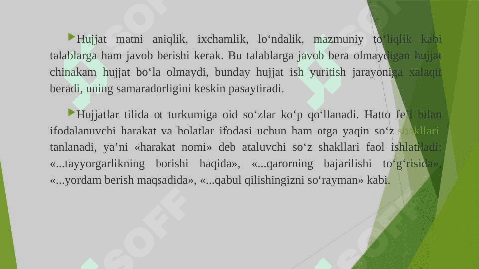 Hujjatlar va ularning turlari 5