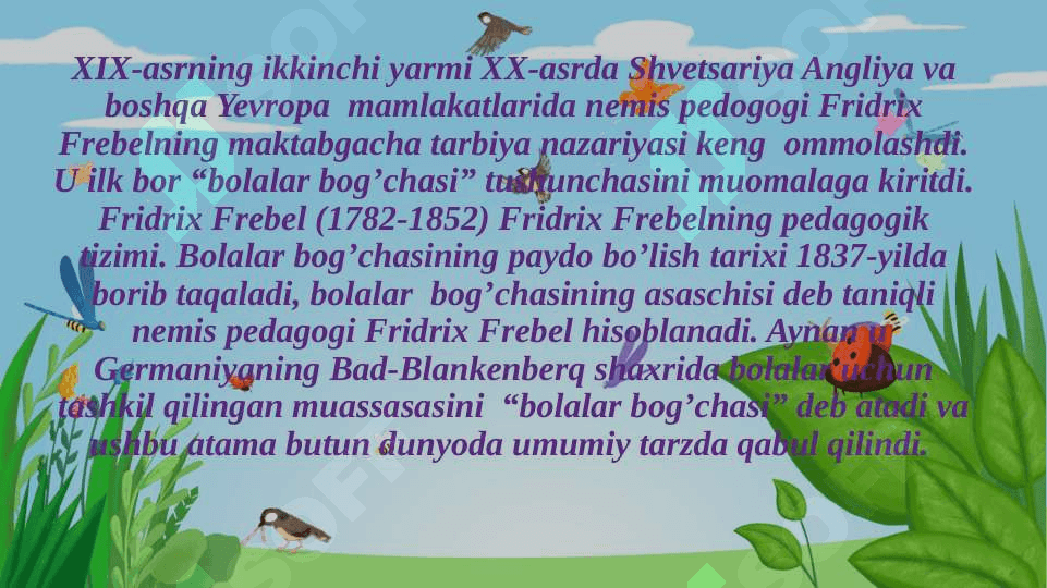 Maktabgacha taʼlimning kelib chiqishi 3