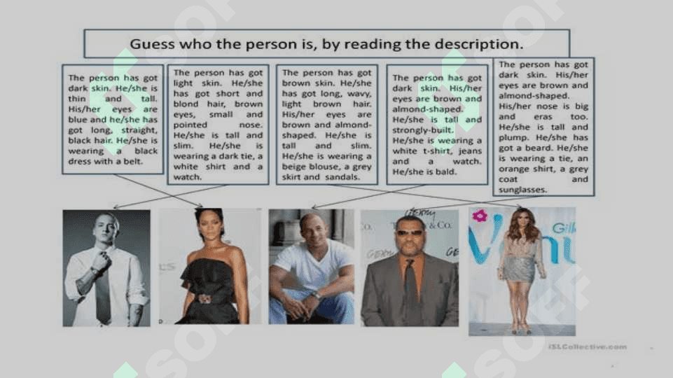 Describing people 3