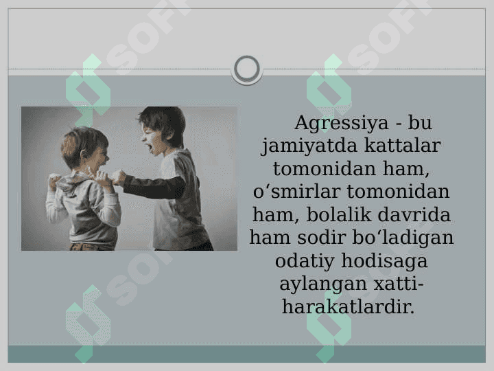 Maktabgacha yoshdagi bolalarning tajovuzkor xatti-harakatlarining sabablarini aniqlash. 4