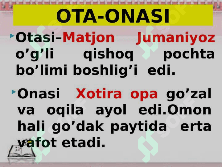 Omon Matjon hayoti va ijodi 4
