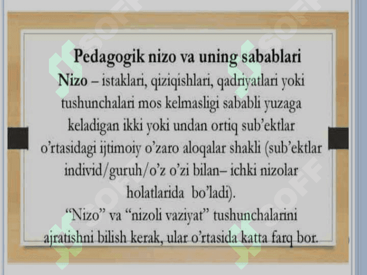 Nizo va uning turlari 3
