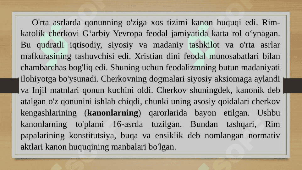 O‘rta asrlarda G‘arbiy Yevropada qonunchilikka oid arxivlar 5