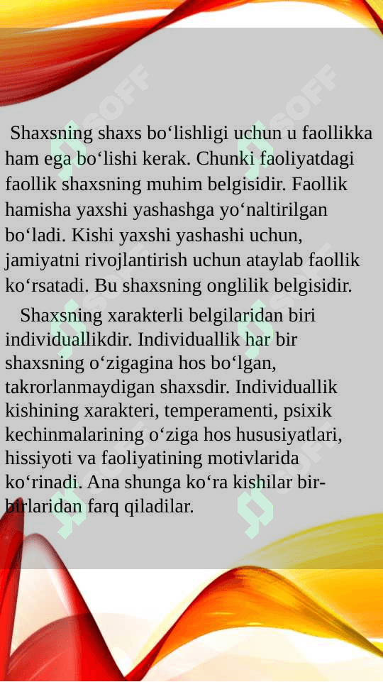Shaxs psixologiyasi 5