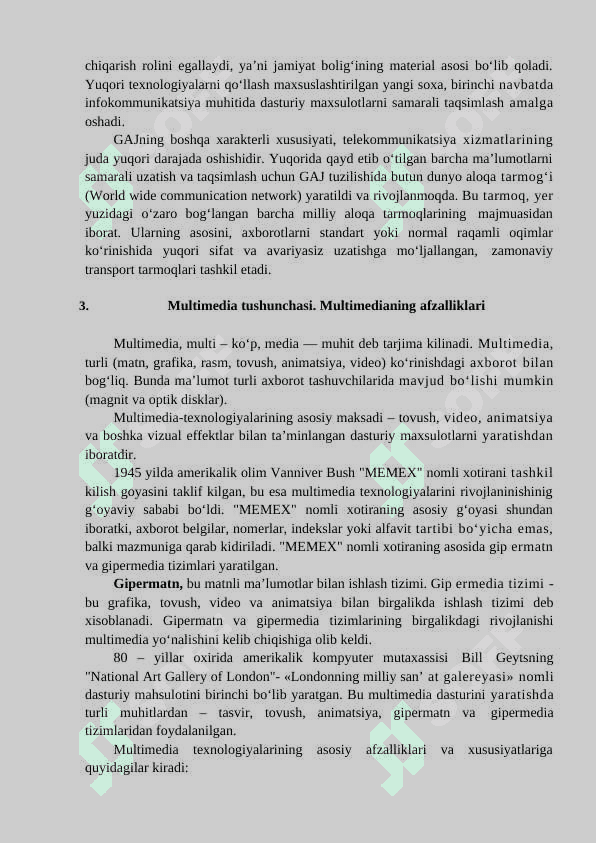 Multimediya bilan ishlashda tarmoqlardan foydalanish 4