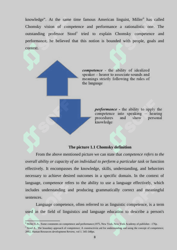 THEORETICAL BASIS OF IMPROVING COMMUNICATIVE COMPETENCE IN EFL CLASSES 6