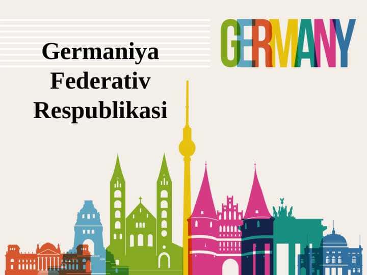 9-sinf geografiya .Germaniya Federativ Respublikasi
