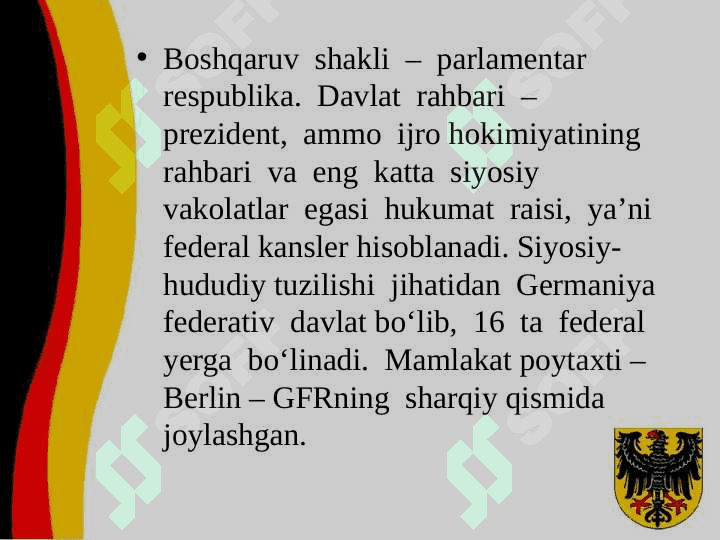 9-sinf geografiya .Germaniya Federativ Respublikasi 4