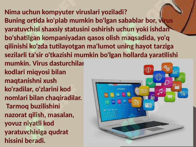 Kompyuter viruslari va ulardan himoyalanish usullari 4