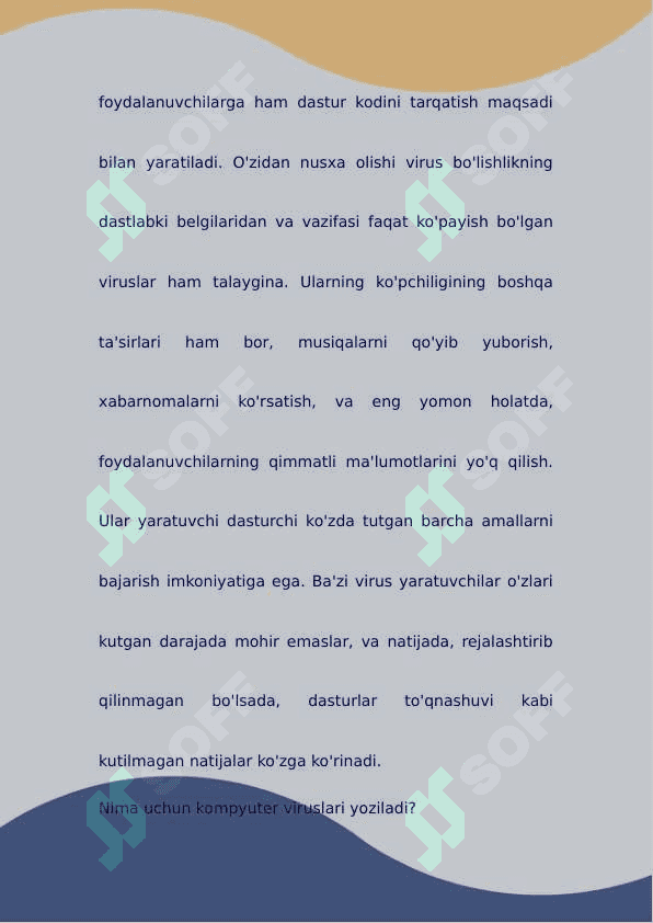 Kompyuter viruslari va ulardan himoyalanish usullari 2