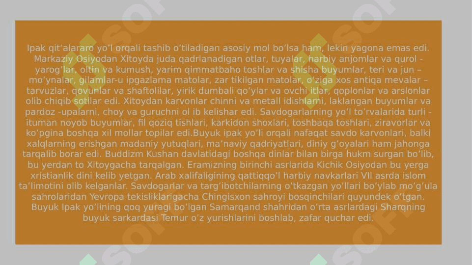 Buyuk ipak yo'li 6