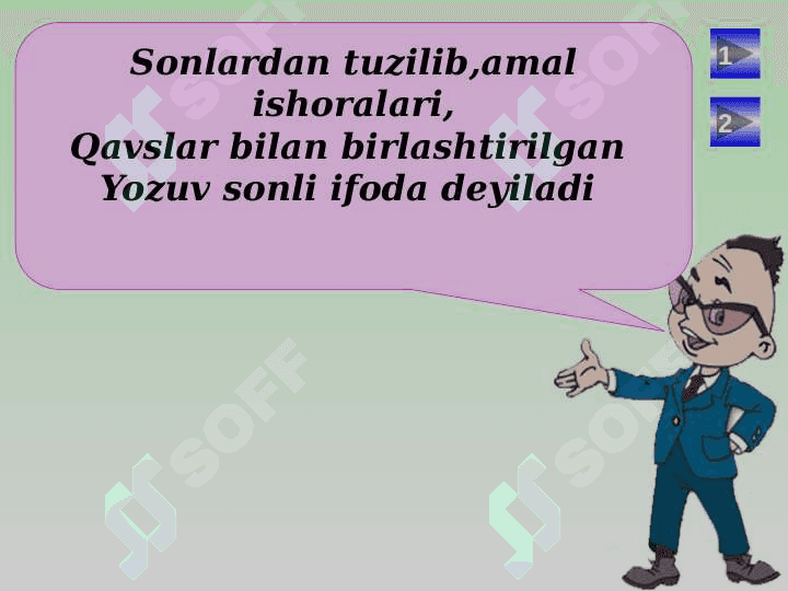 5-sinf matematika Sonli va harfli ifodalar dars sihlanma 4