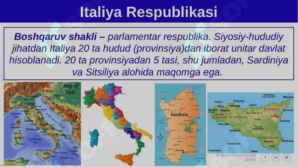 9-sinf geografiya Italiya Respublikasi 3