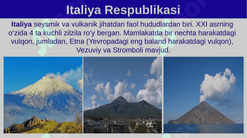 9-sinf geografiya Italiya Respublikasi 5