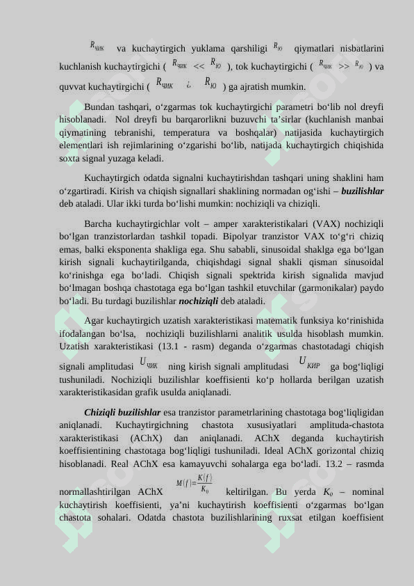 Differensial kuchaytirgich 6