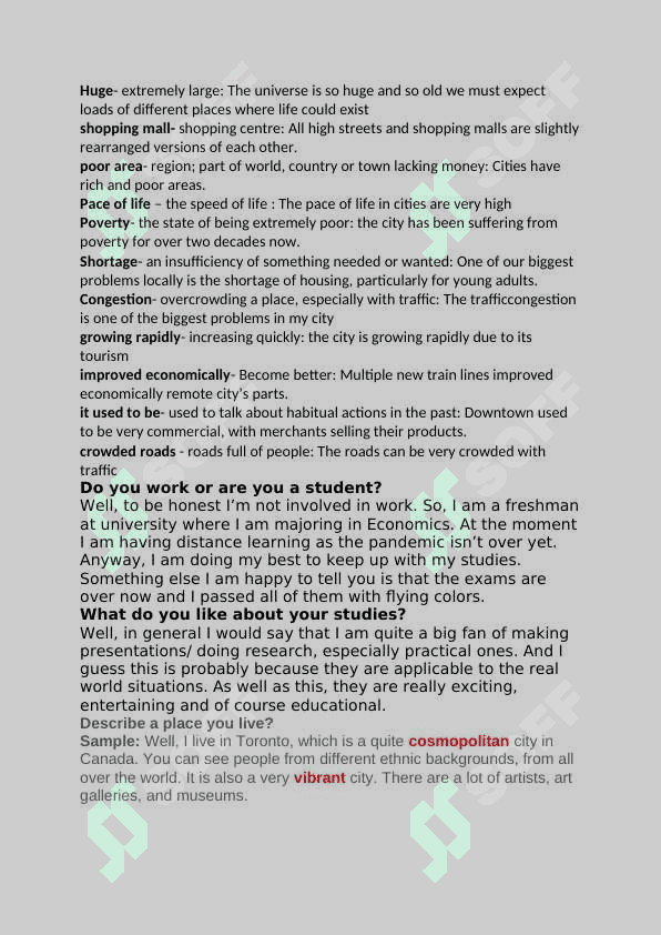 ielts speaking for part one instruction doc 5