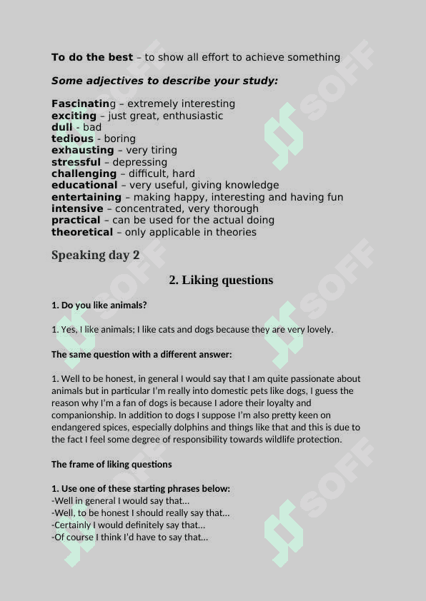 ielts speaking for part one instruction doc 7