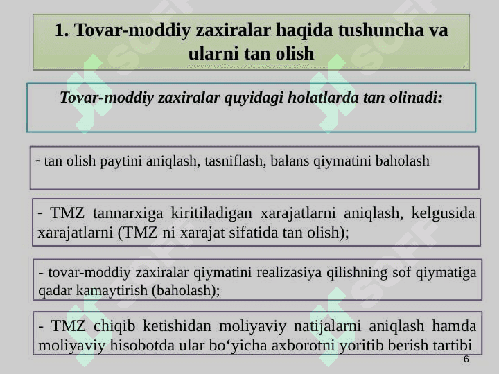 TOVAR-MODDIY ZAXIRALAR HISOBI 6