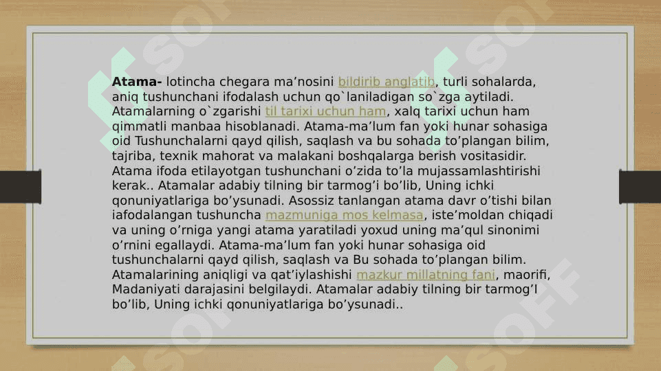 Atama va atamashunoslik.. 3