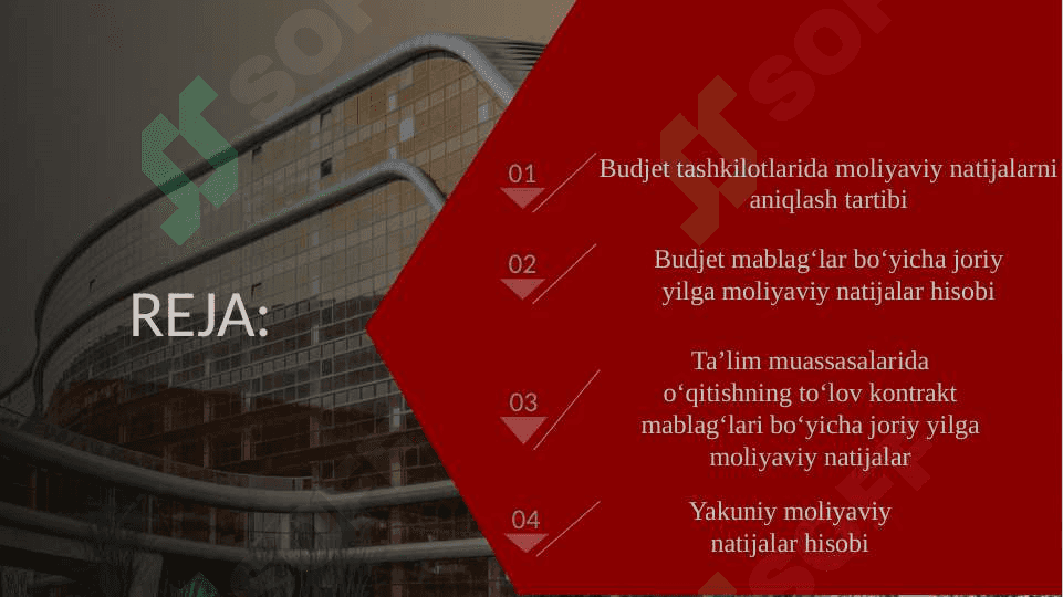 Budjet tashkilotlarida moliyaviy natijalar hisobi 3