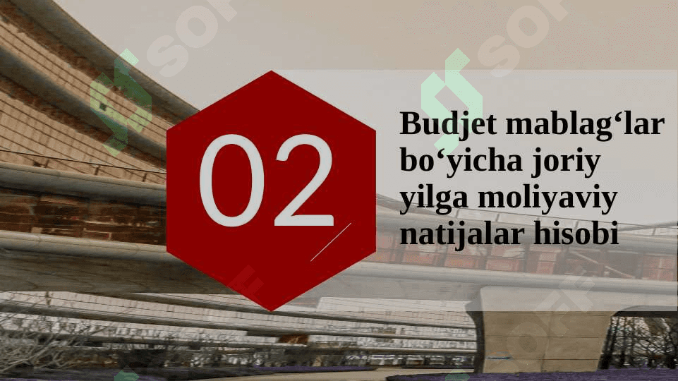 Budjet tashkilotlarida moliyaviy natijalar hisobi 8