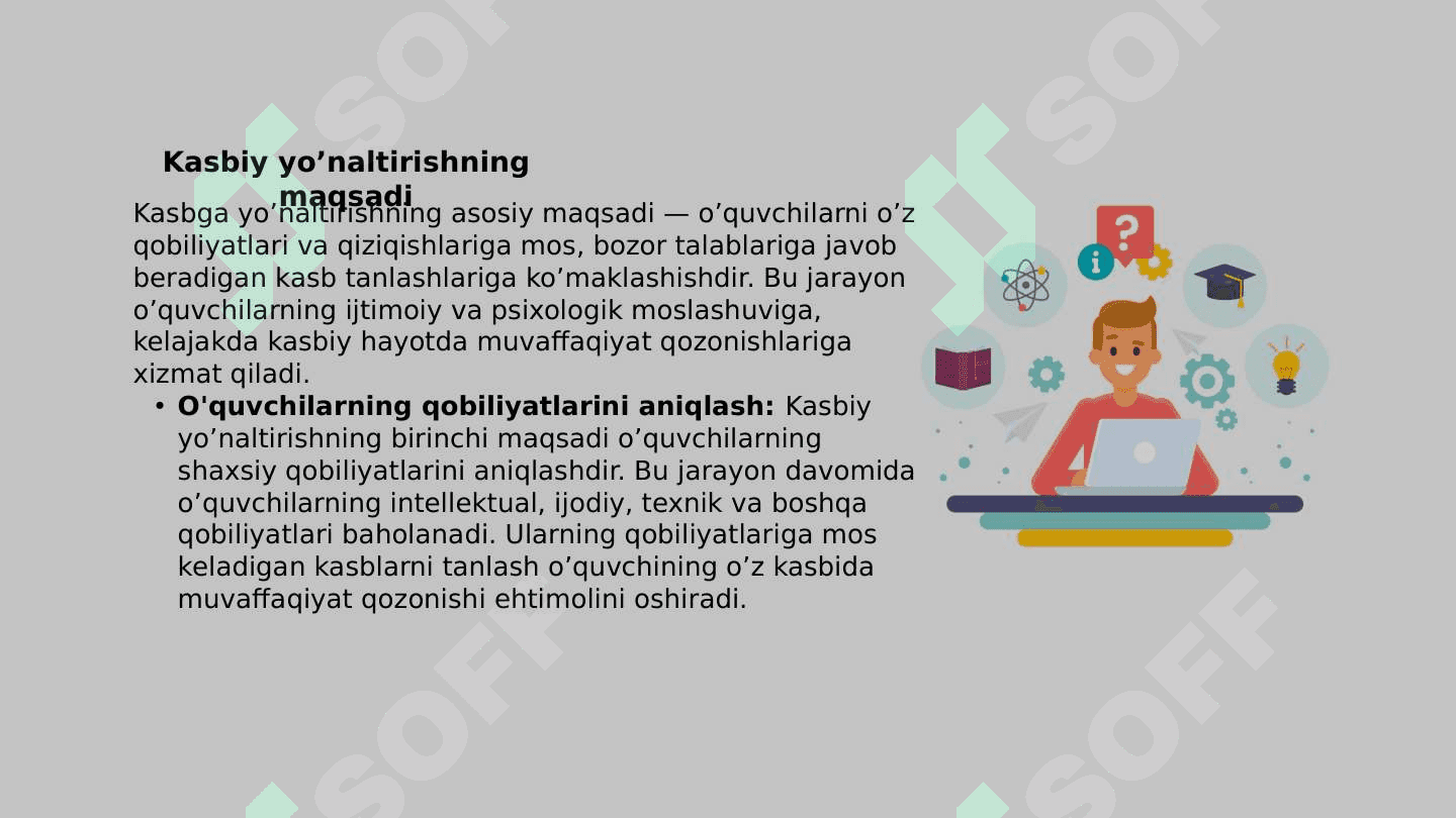 Umumta’lim maktablari o‘quvchilarining kasbga yo‘naltirish 6