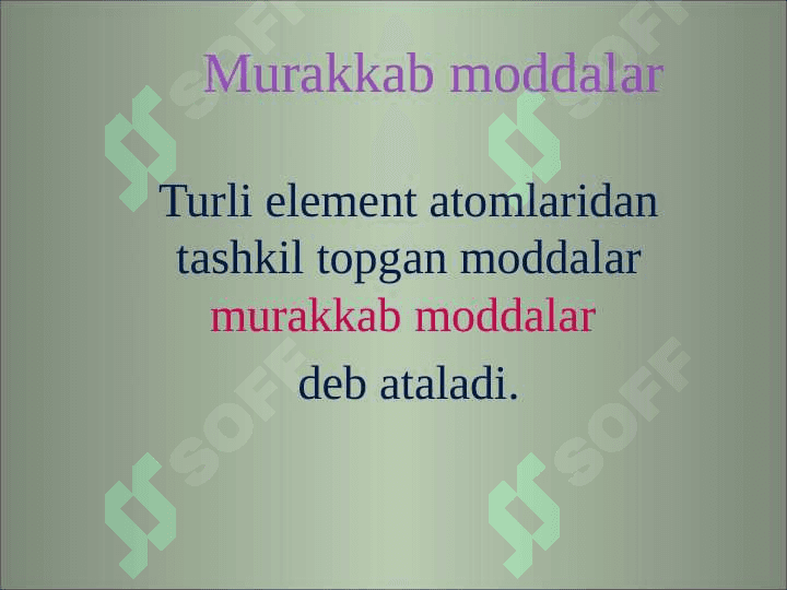 7-sinf kimyo Oddiy va murakkab moddalar dars ishlanma 8