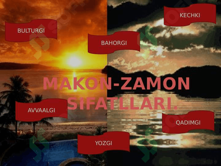 Sifat so'z turkumi 8