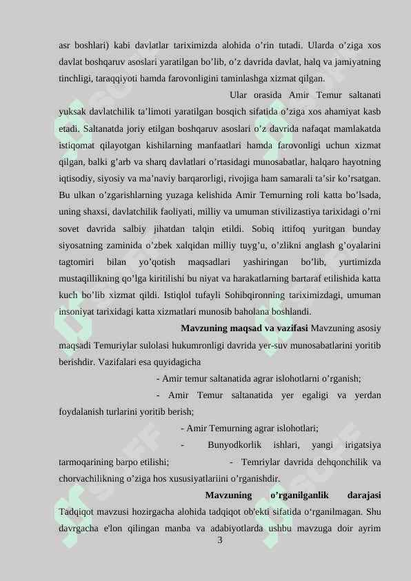 Amir Temur davlatida yer-suv masalalari 3