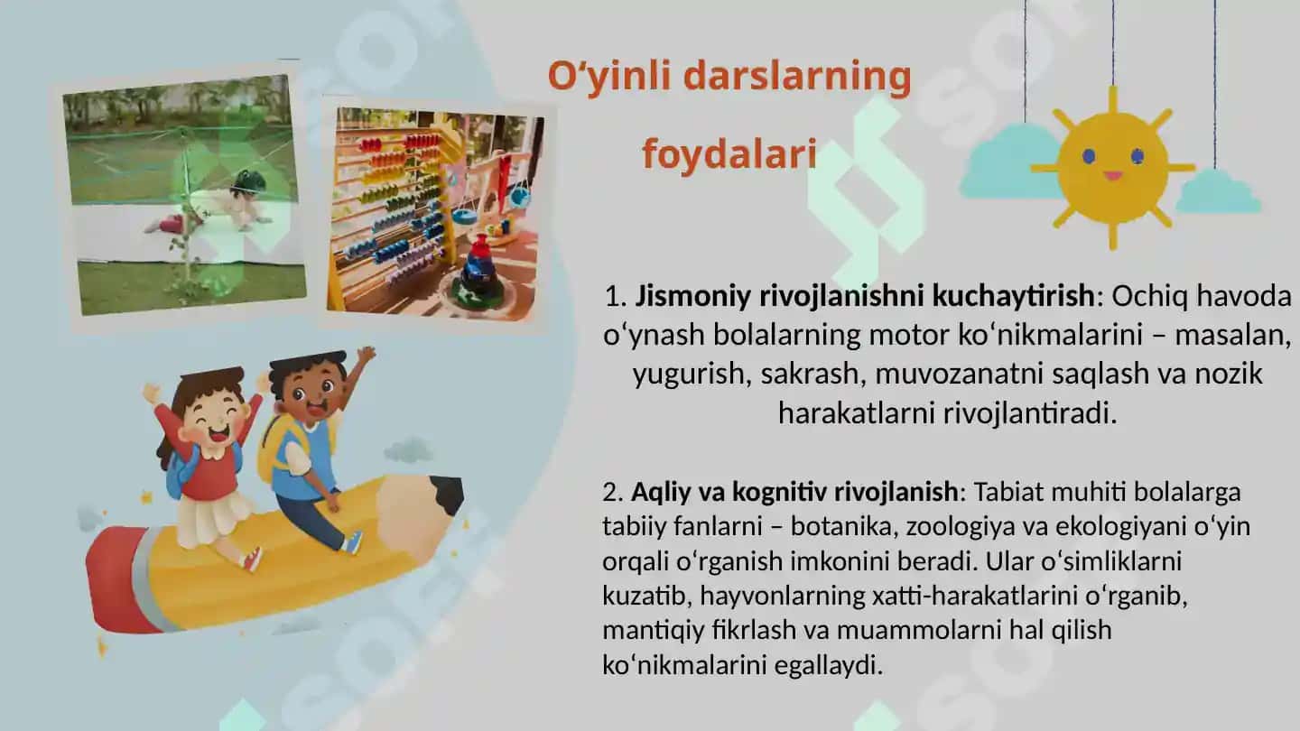 Tabiatda o‘tkaziladigan o‘yinli darslar 3
