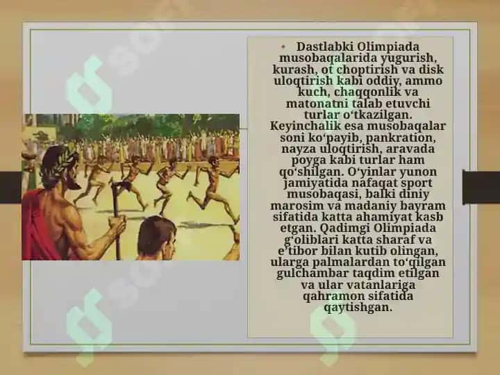 QADIMGI OLIMPIADA O‘YINLARI. 4