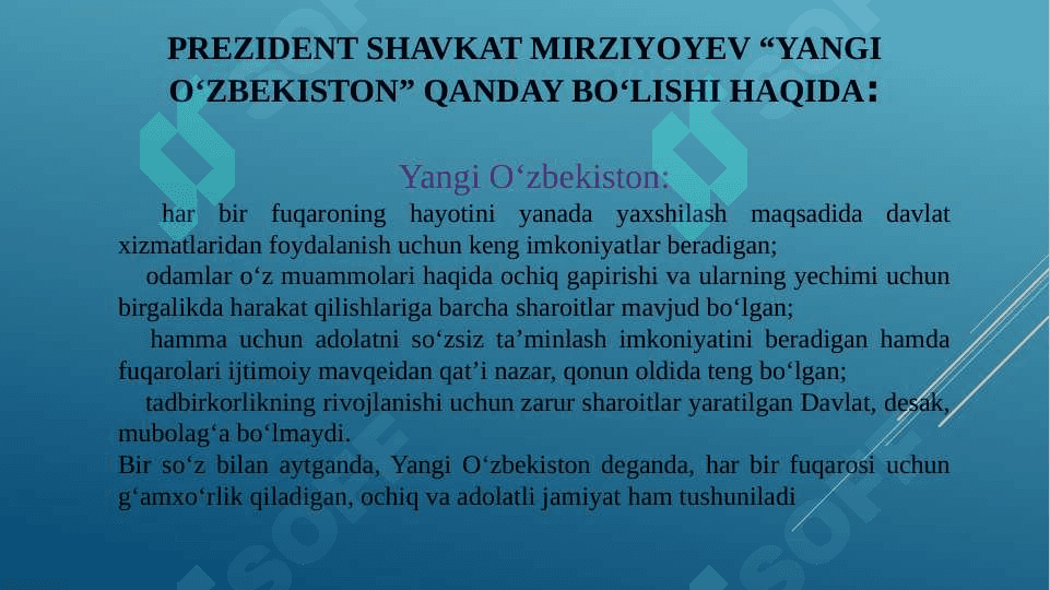 Yangi O'zbekiston 3