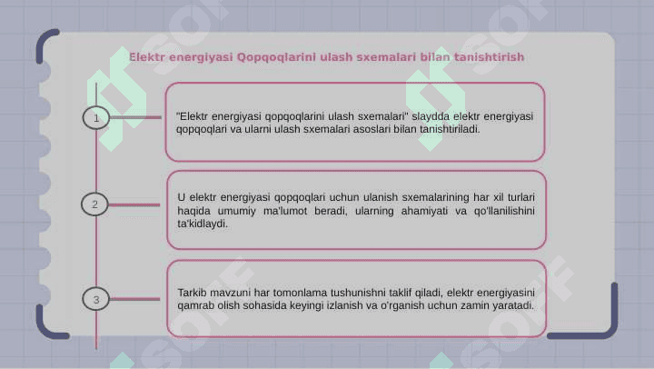 Elektr energiyasi qoplagichlarini ulanish sxemalari 3